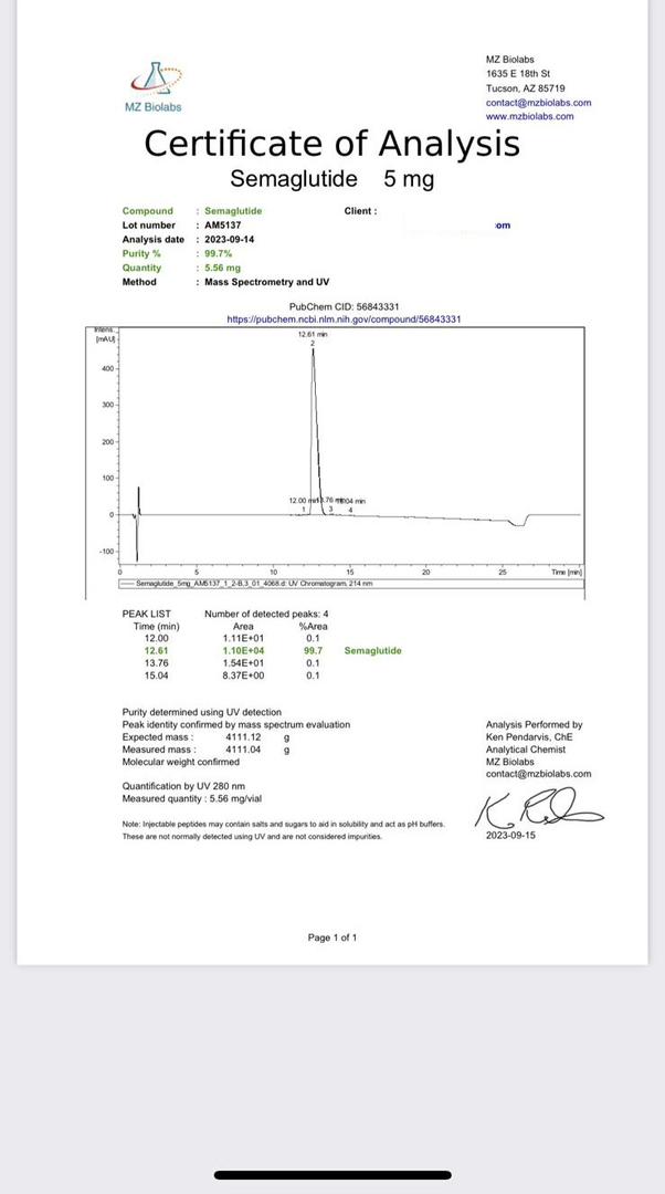 SEMAGLUTIDE 5MG
